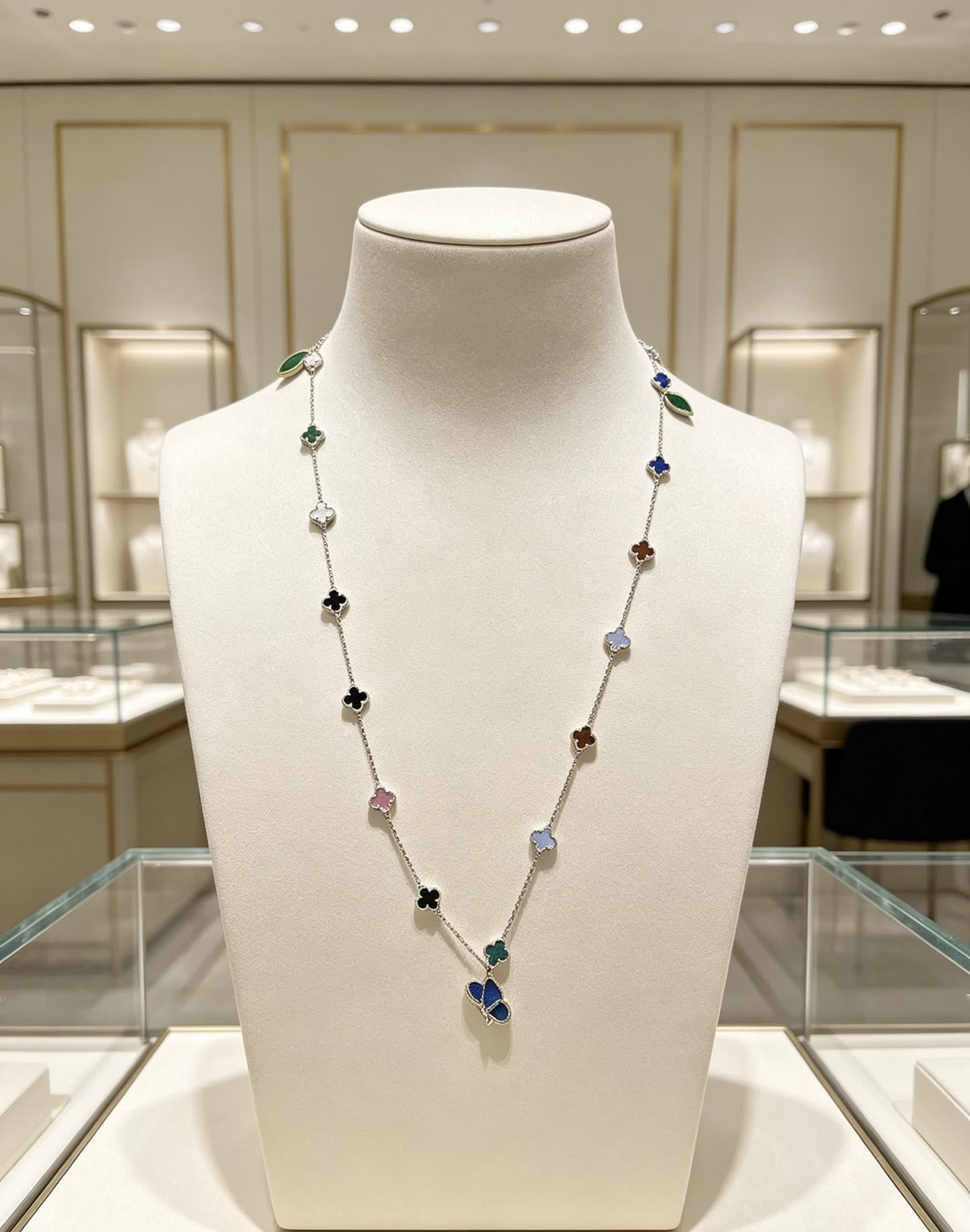 Van Cleef & Arpels Alhambra Butterfly Necklace
